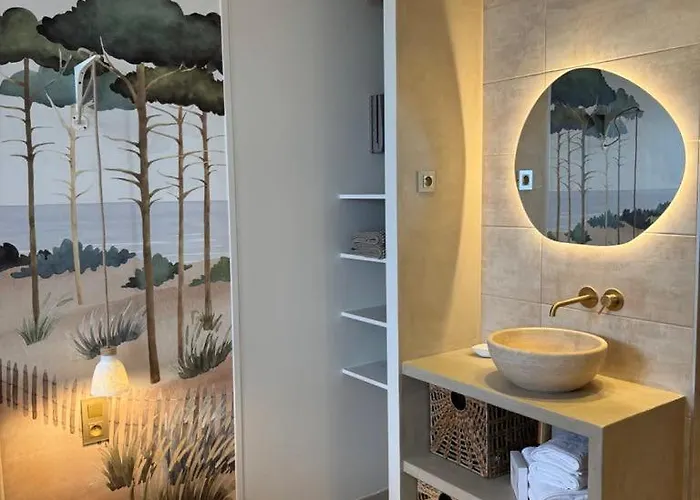 아파트 L'ecrin De L'ocean 바르네빌카테레